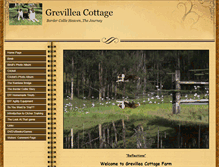 Tablet Screenshot of grevilleacottagebordercollies.com